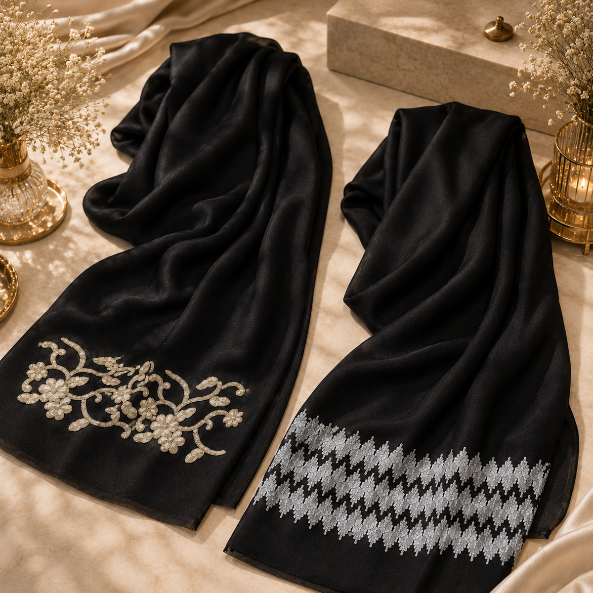 Sequined Stoles