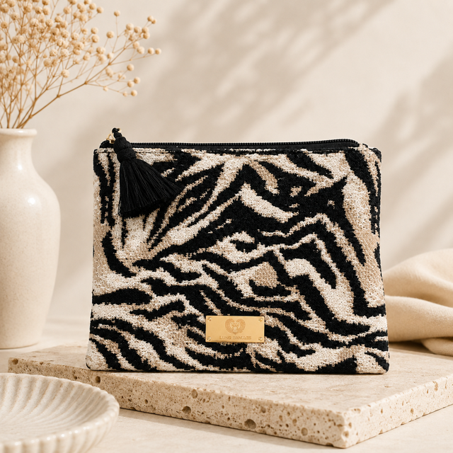 Zebra Petite Pouch