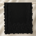 Black with Black Lace Stole