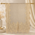 Greige with Gold Lace Stole