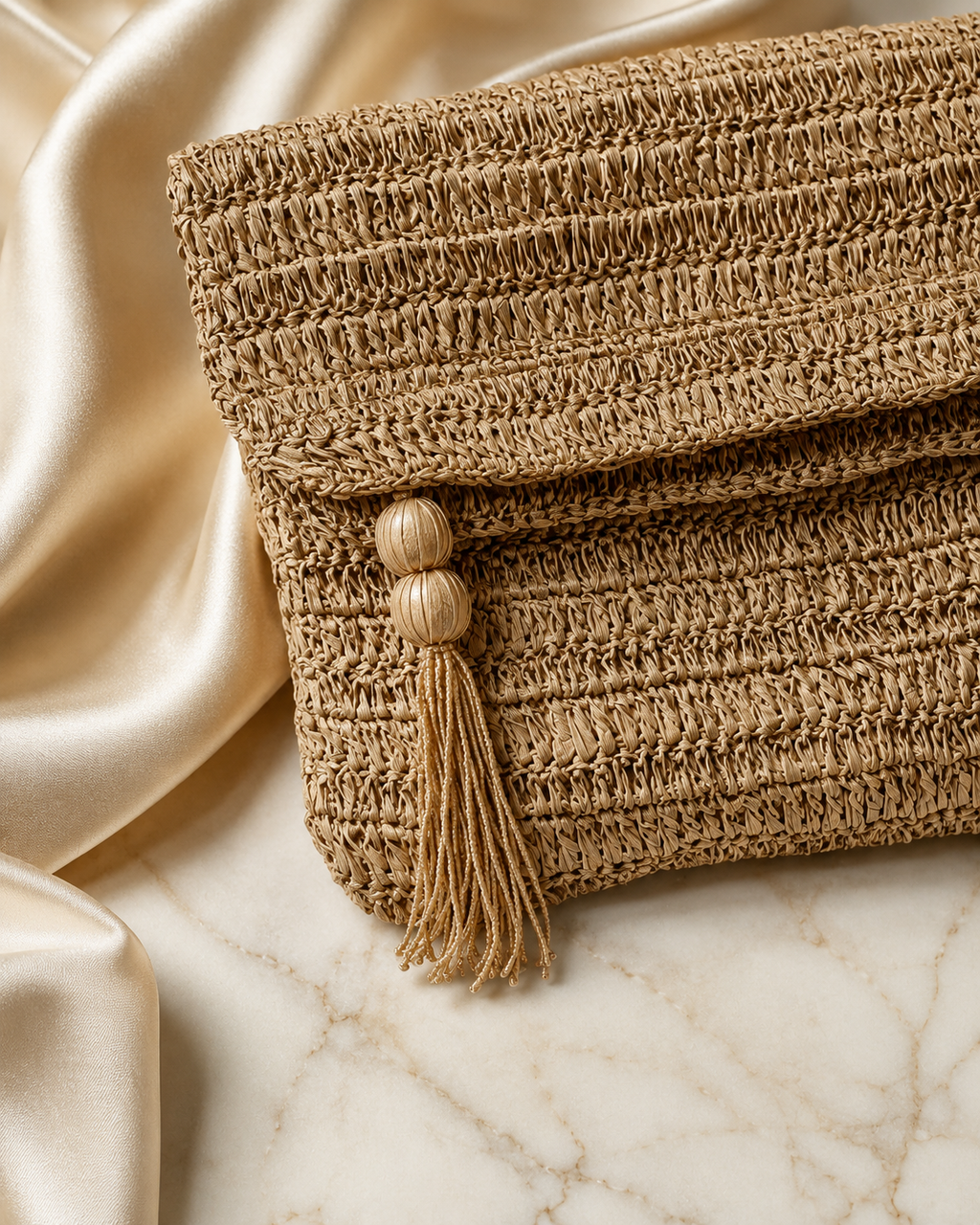 Gold Weave Gota Bag