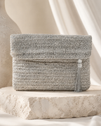 Silver Weave Gota Bag