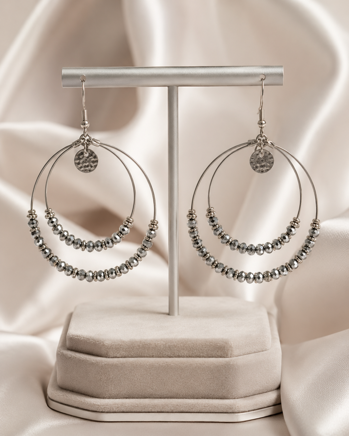 Silver Hoop Earrings