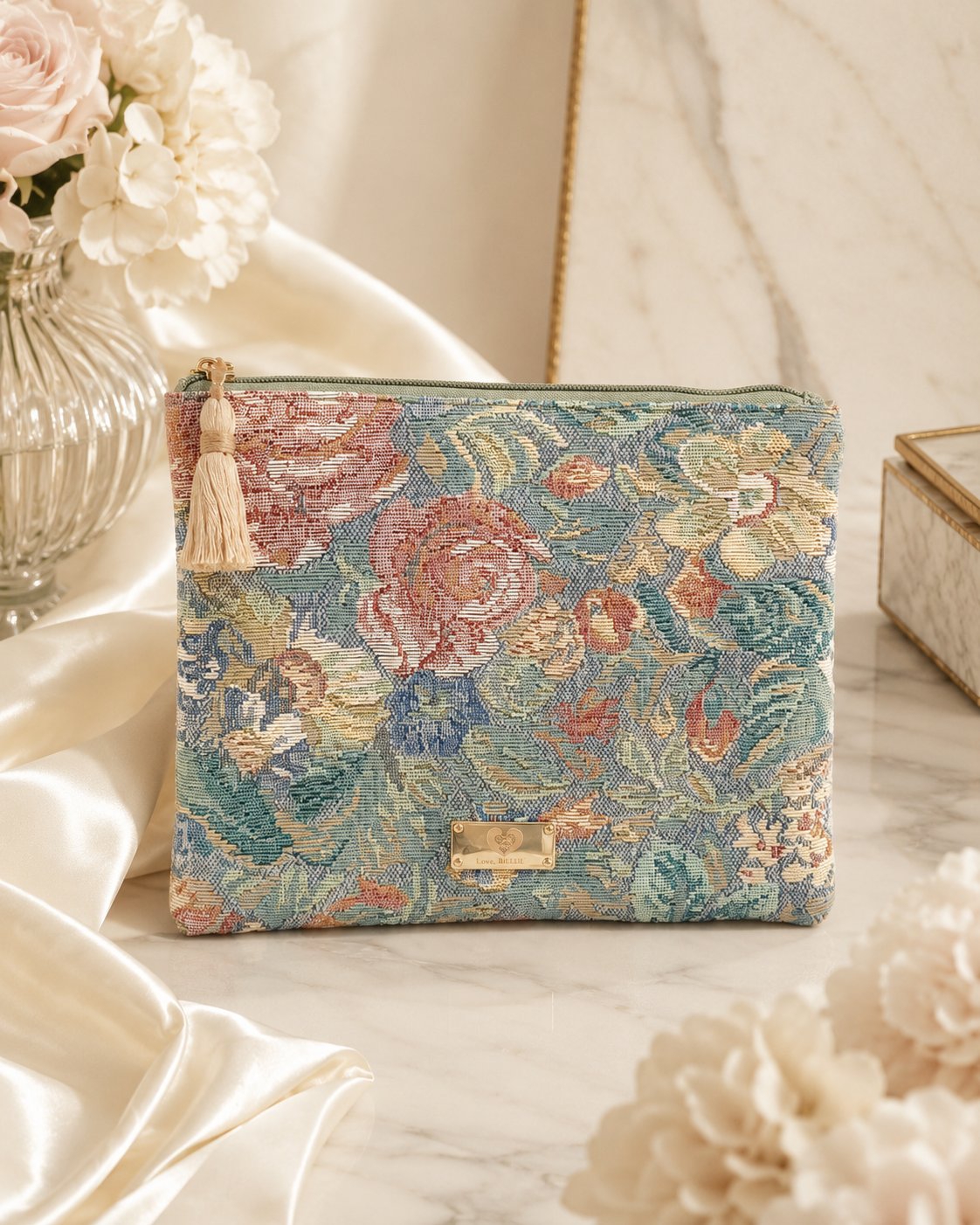 Floral Large Pouch