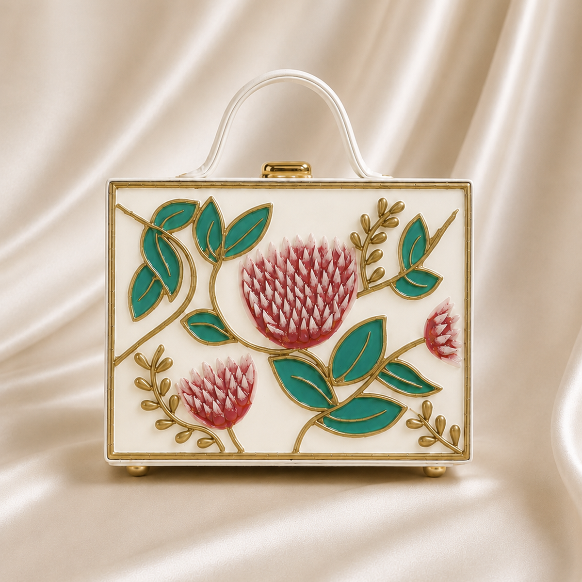 White Botanica Lippan Art Bag