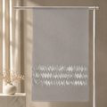 Grey with Silver Zigzag Sequins Stole