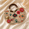 Gugu Floral Beaded Basket