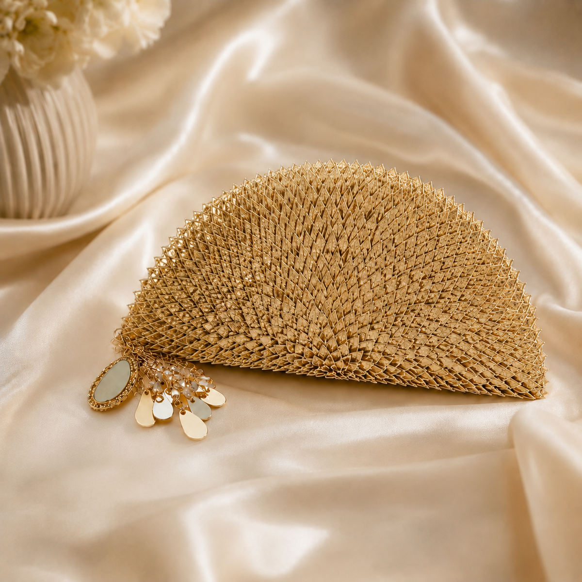 Gold Solara Gota Bag