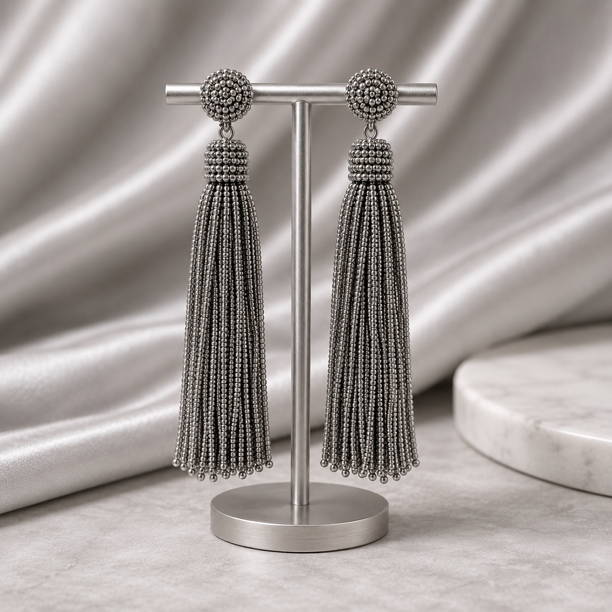 Silver Drop Earrings