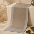 Grey Zari Chevron Stole