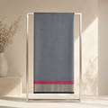 Charcoal Zari Palla Border Stole